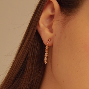 Crystal Stick RG Earrings