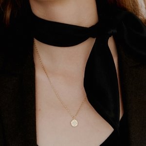 [2 SET] Silk Scarf &amp; Stella Necklace