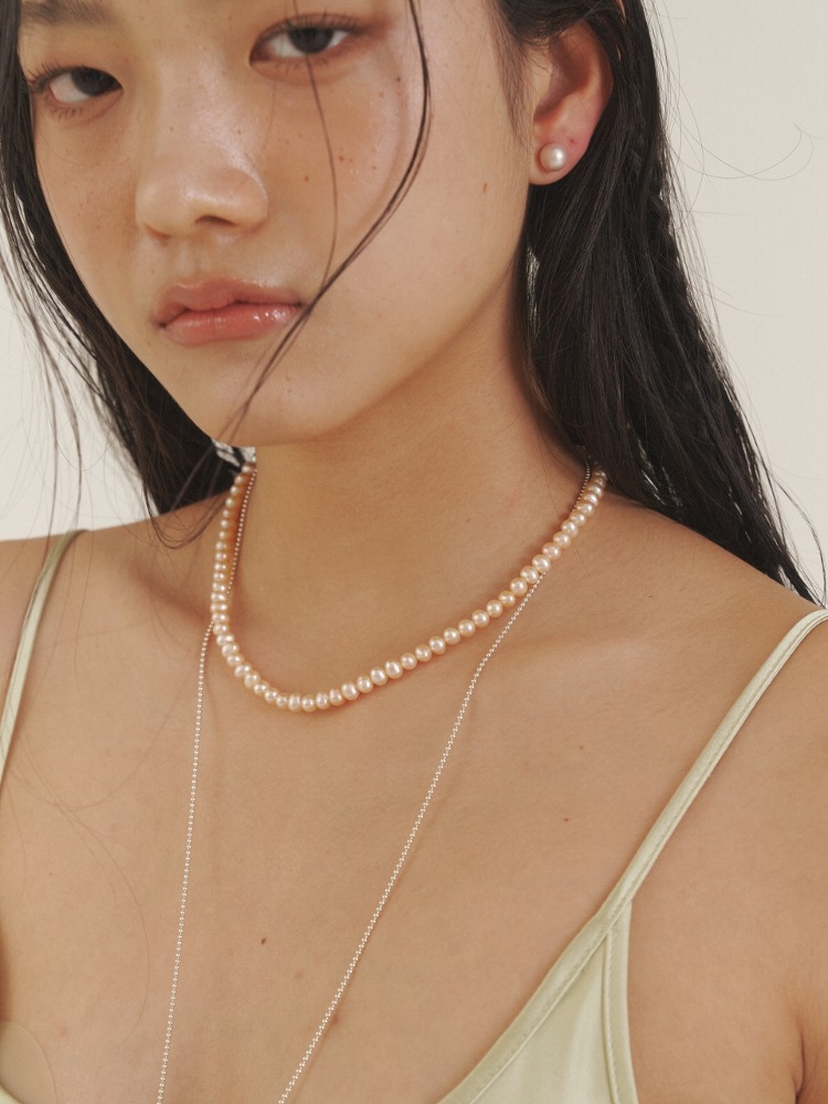 Pure Love Pink Pearl Necklace