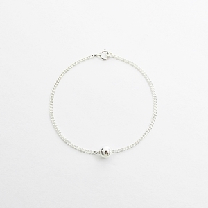 [Silver] one silver ball bracelet