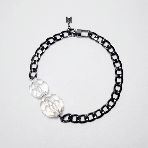 [미진열] two medium ball chain necklace