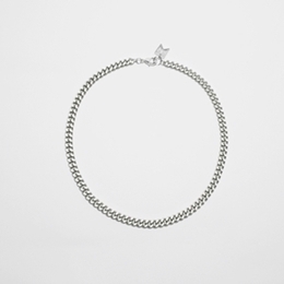 [미진열] antique mat chain necklace